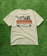 《5月上旬お届け予定》TES 4BUHI SURF TRUCK T-SHIRT / Tシャツ