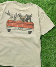 《5月上旬お届け予定》TES 4BUHI SURF TRUCK T-SHIRT / Tシャツ