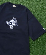 TES CAL FELT WAPPEN BIG T-SHIRT / ビッグシルエットTシャツ
