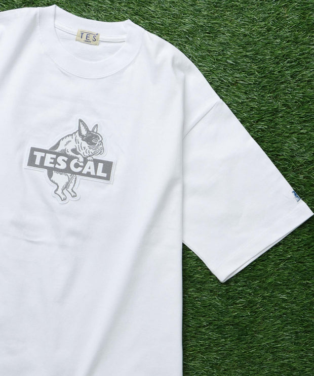 TES CAL FELT WAPPEN BIG T-SHIRT / ビッグシルエットTシャツ