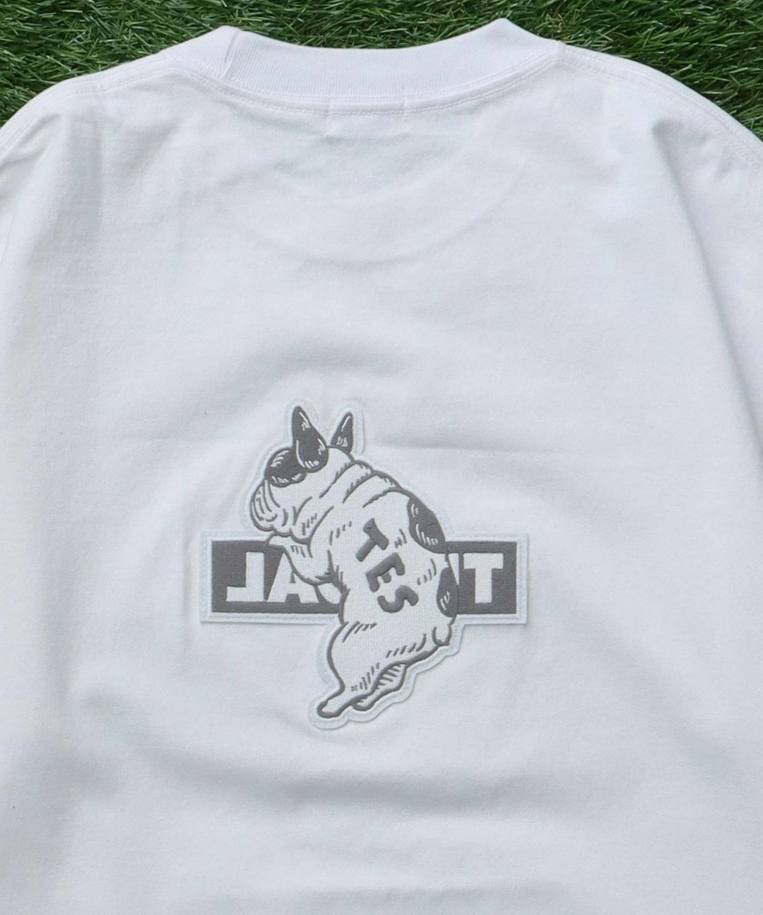 最安値　正規品　新品　Baby Skull BIG T【White】　Tシャツ TES CAL FELT WAPPEN BIG T-SHIRT / ビッグシルエットTシャツ – TES