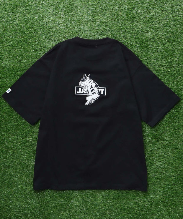 TES CAL FELT WAPPEN BIG T-SHIRT / ビッグシルエットTシャツ