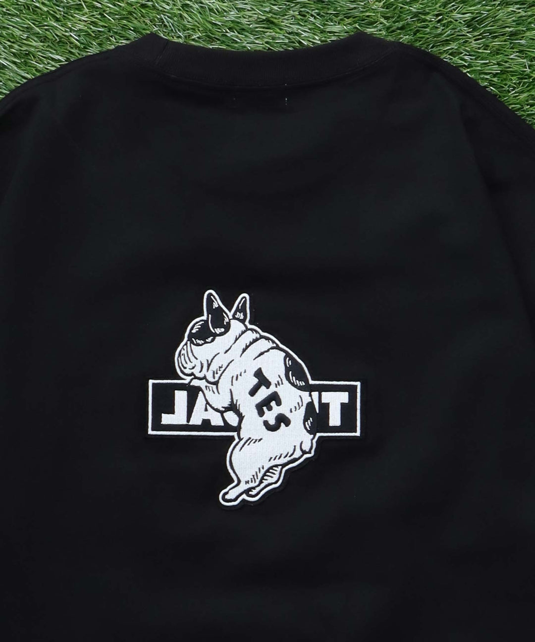 TES CAL FELT WAPPEN BIG T-SHIRT / ビッグシルエットTシャツ