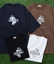 TES CAL FELT WAPPEN BIG T-SHIRT / ビッグシルエットTシャツ