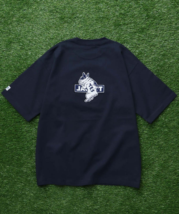 TES CAL FELT WAPPEN BIG T-SHIRT / ビッグシルエットTシャツ