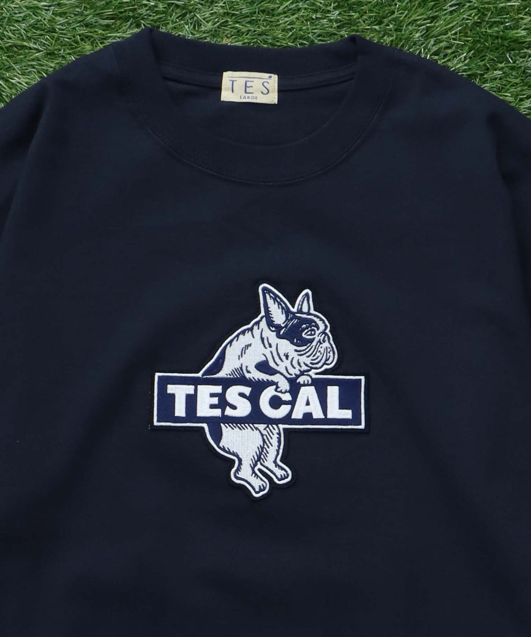 TES CAL FELT WAPPEN BIG T-SHIRT / ビッグシルエットTシャツ – TES