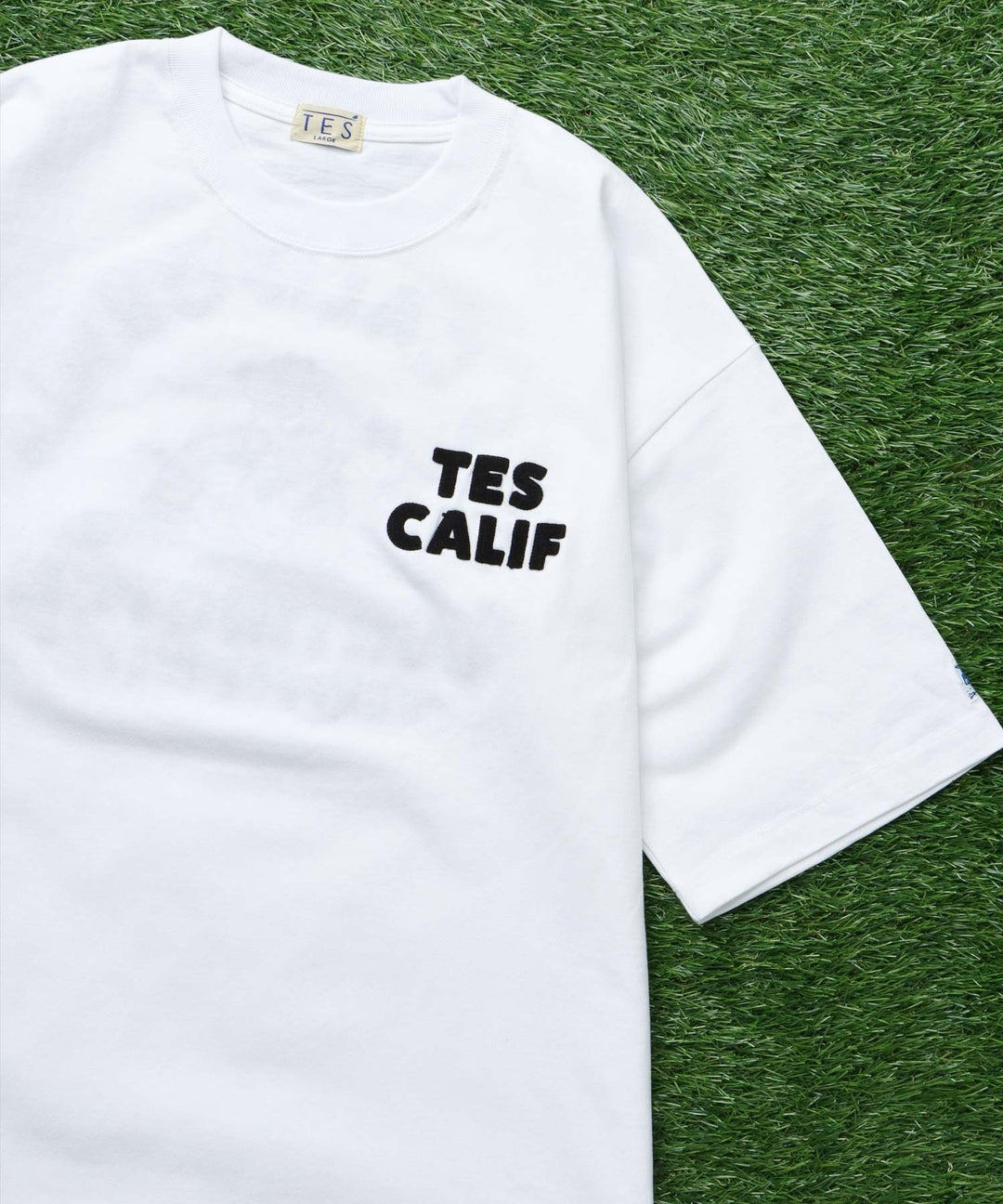 TES PAINTER SUFFER EMB BIG T-SHIRT / ビッグシルエットTシャツ – TES
