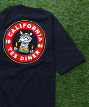 TES CALIFORNIA DINER EMB BIG T-SHIRT / ビッグシルエットTシャツ
