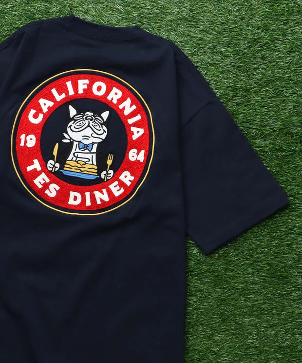 TES CALIFORNIA DINER EMB BIG T-SHIRT / ビッグシルエットTシャツ