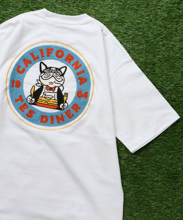 TES CALIFORNIA DINER EMB BIG T-SHIRT / ビッグシルエットTシャツ