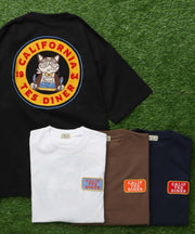 TES CALIFORNIA DINER EMB BIG T-SHIRT / ビッグシルエットTシャツ