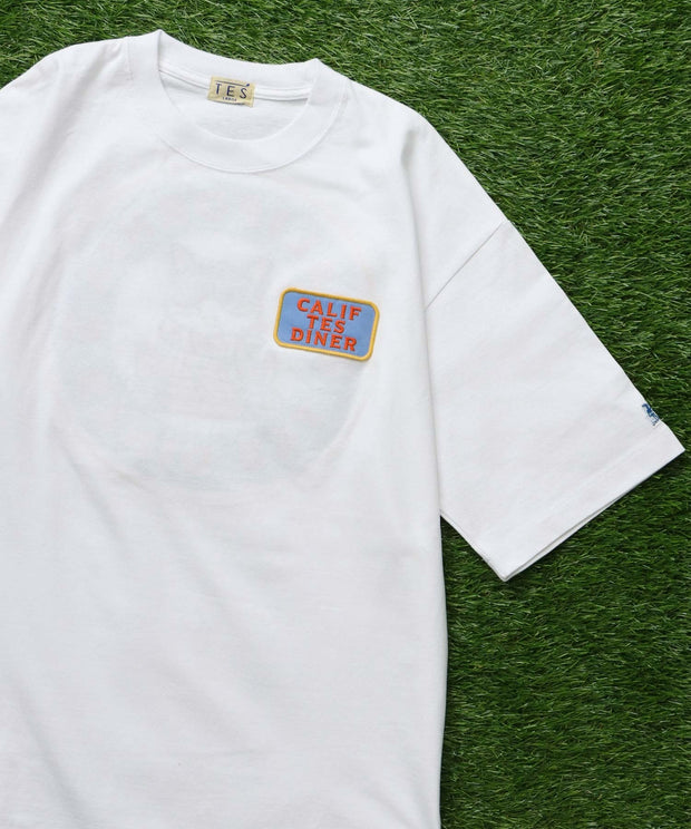 TES CALIFORNIA DINER EMB BIG T-SHIRT / ビッグシルエットTシャツ