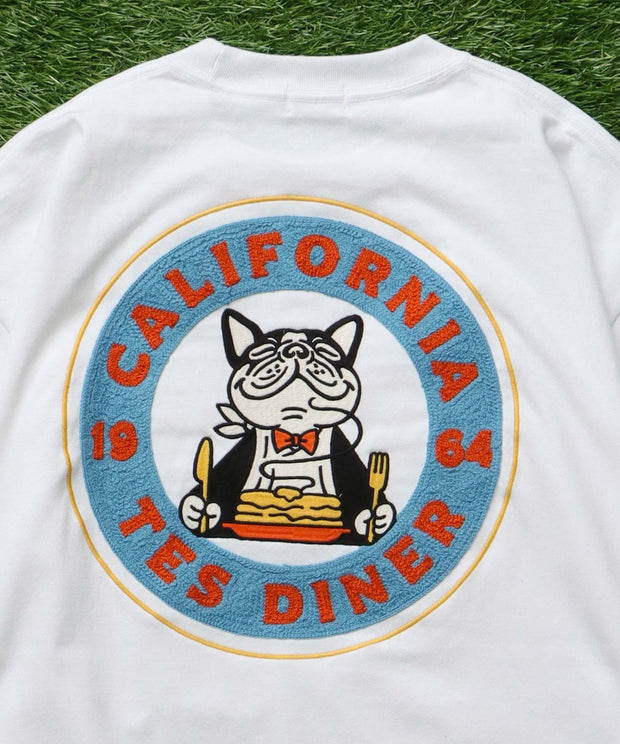 TES CALIFORNIA DINER EMB BIG T-SHIRT / ビッグシルエットTシャツ