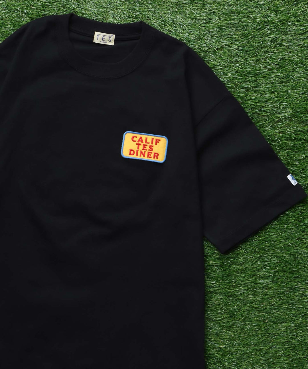 【再値下げ】TES CALIFORNIA EMB LST 新品 TES CALIFORNIA DINER EMB BIG T-SHIRT / ビッグシルエットTシャツ