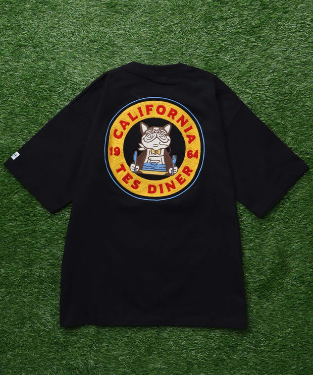 TES CALIFORNIA DINER EMB BIG T-SHIRT / ビッグシルエットTシャツ