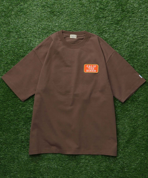TES CALIFORNIA DINER EMB BIG T-SHIRT / ビッグシルエットTシャツ