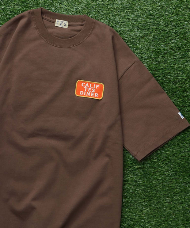 TES CALIFORNIA DINER EMB BIG T-SHIRT / ビッグシルエットTシャツ