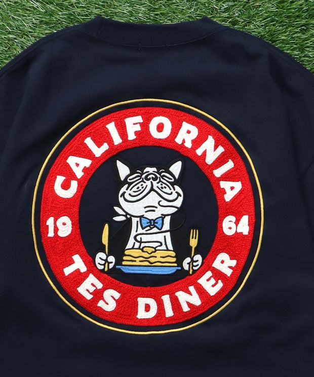 TES CALIFORNIA DINER EMB BIG T-SHIRT / ビッグシルエットTシャツ
