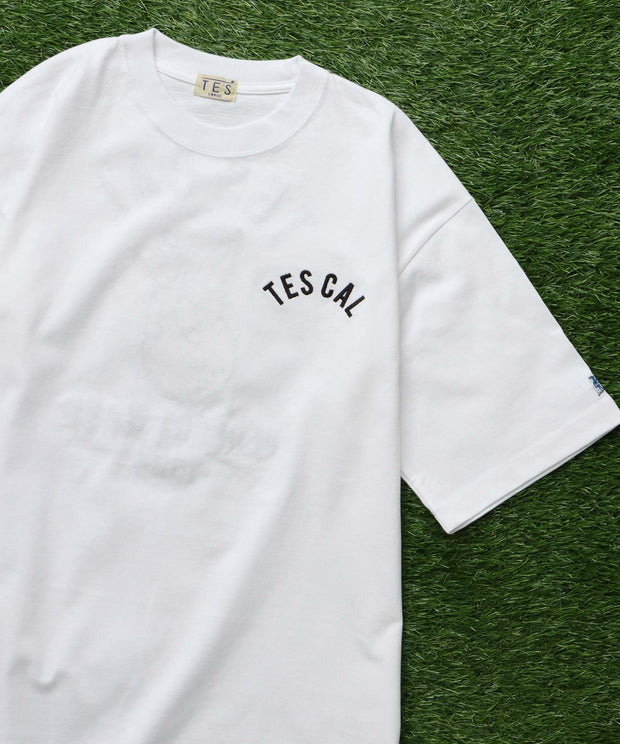 《7月上旬お届け予定》TES BOWLING EMB BIG T-SHIRT / ビッグシルエットTシャツ
