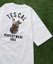 《7月上旬お届け予定》TES BOWLING EMB BIG T-SHIRT / ビッグシルエットTシャツ
