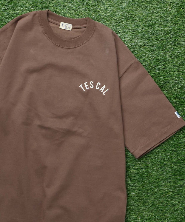 《7月上旬お届け予定》TES BOWLING EMB BIG T-SHIRT / ビッグシルエットTシャツ