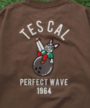 《7月上旬お届け予定》TES BOWLING EMB BIG T-SHIRT / ビッグシルエットTシャツ