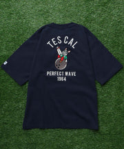 《7月上旬お届け予定》TES BOWLING EMB BIG T-SHIRT / ビッグシルエットTシャツ