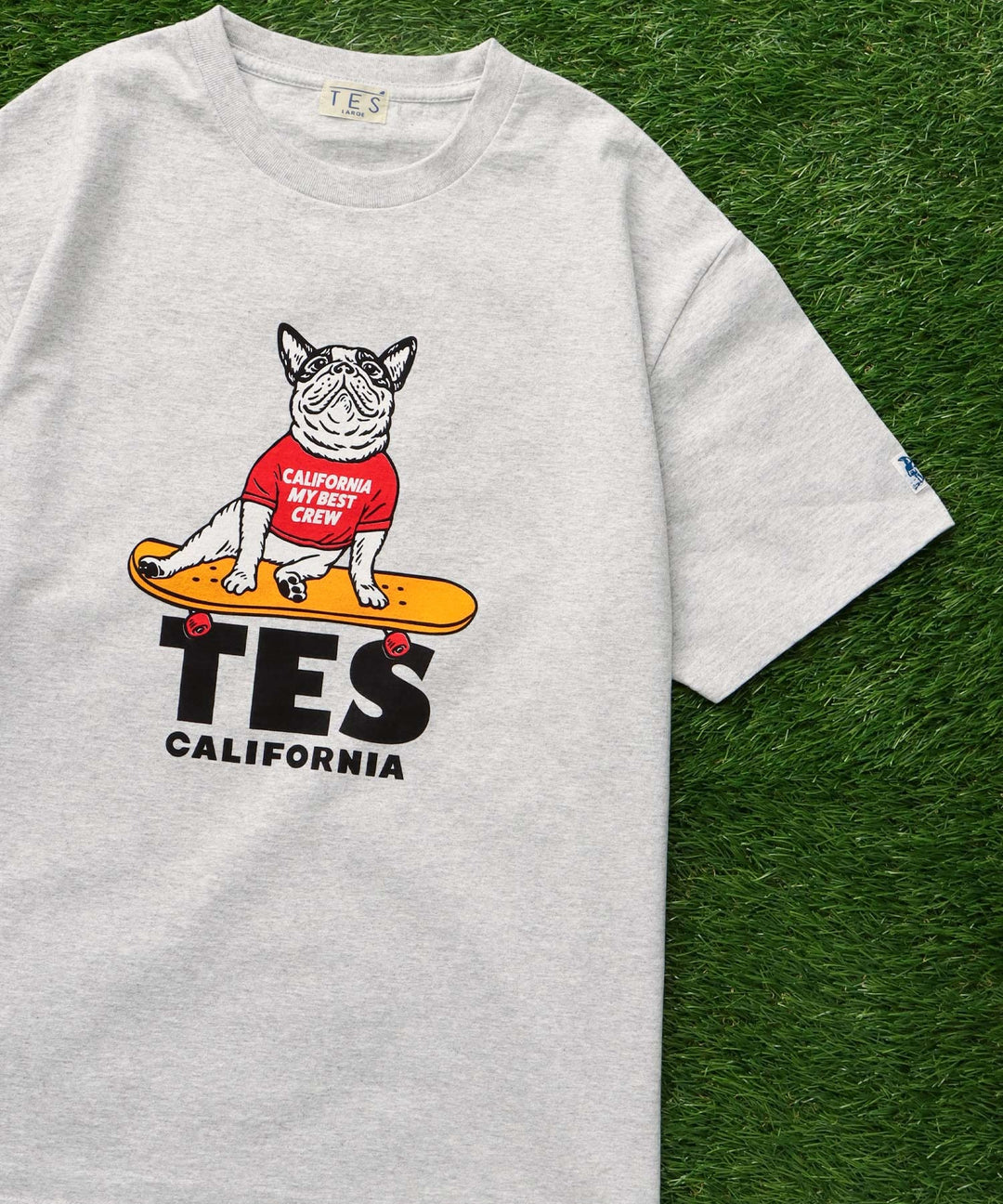 TES 半袖Tシャツ　ブルドッグ　Lサイズ TES 半袖Tシャツ ブルドッグ Lサイズ