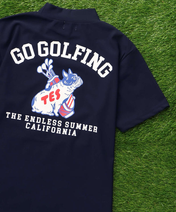 《6月下旬お届け予定》TES GOLF 4WAY STRETCH MOCK NECK / ハイネックTシャツ