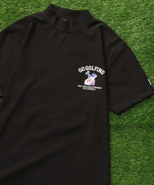 《6月下旬お届け予定》TES GOLF 4WAY STRETCH MOCK NECK / ハイネックTシャツ