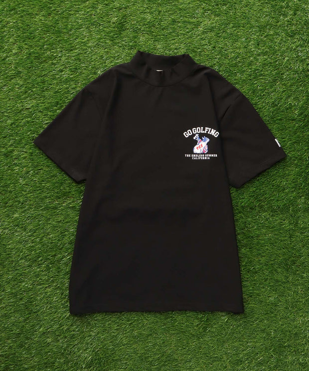 《6月下旬お届け予定》TES GOLF 4WAY STRETCH MOCK NECK / ハイネックTシャツ