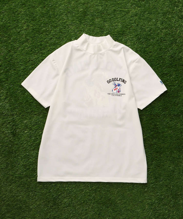 《6月下旬お届け予定》TES GOLF 4WAY STRETCH MOCK NECK / ハイネックTシャツ