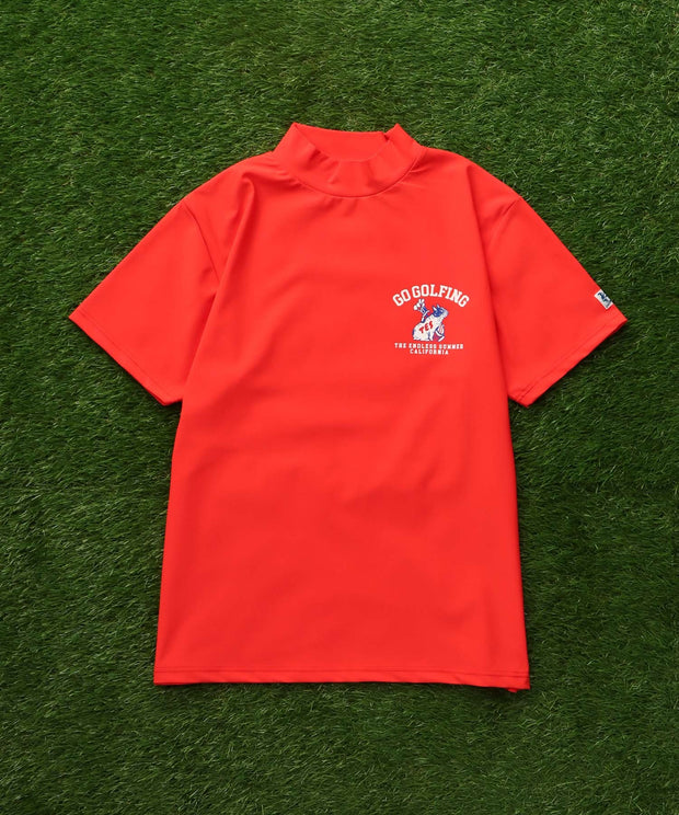 《6月下旬お届け予定》TES GOLF 4WAY STRETCH MOCK NECK / ハイネックTシャツ