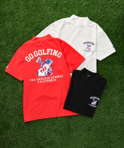 《6月下旬お届け予定》TES GOLF 4WAY STRETCH MOCK NECK / ハイネックTシャツ