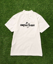 《6月下旬お届け予定》TES GOLF 4WAY STRETCH MOCK NECK GOLFING LOGO / ハイネックTシャツ