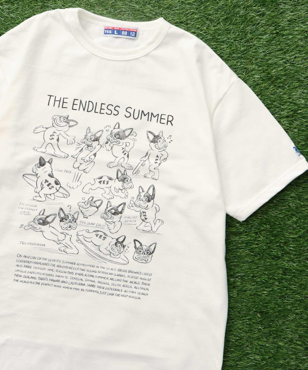 TES 8812 BUHI SKETCH T-SHIRT / Tシャツ – TES | THE ENDLESS SUMMER