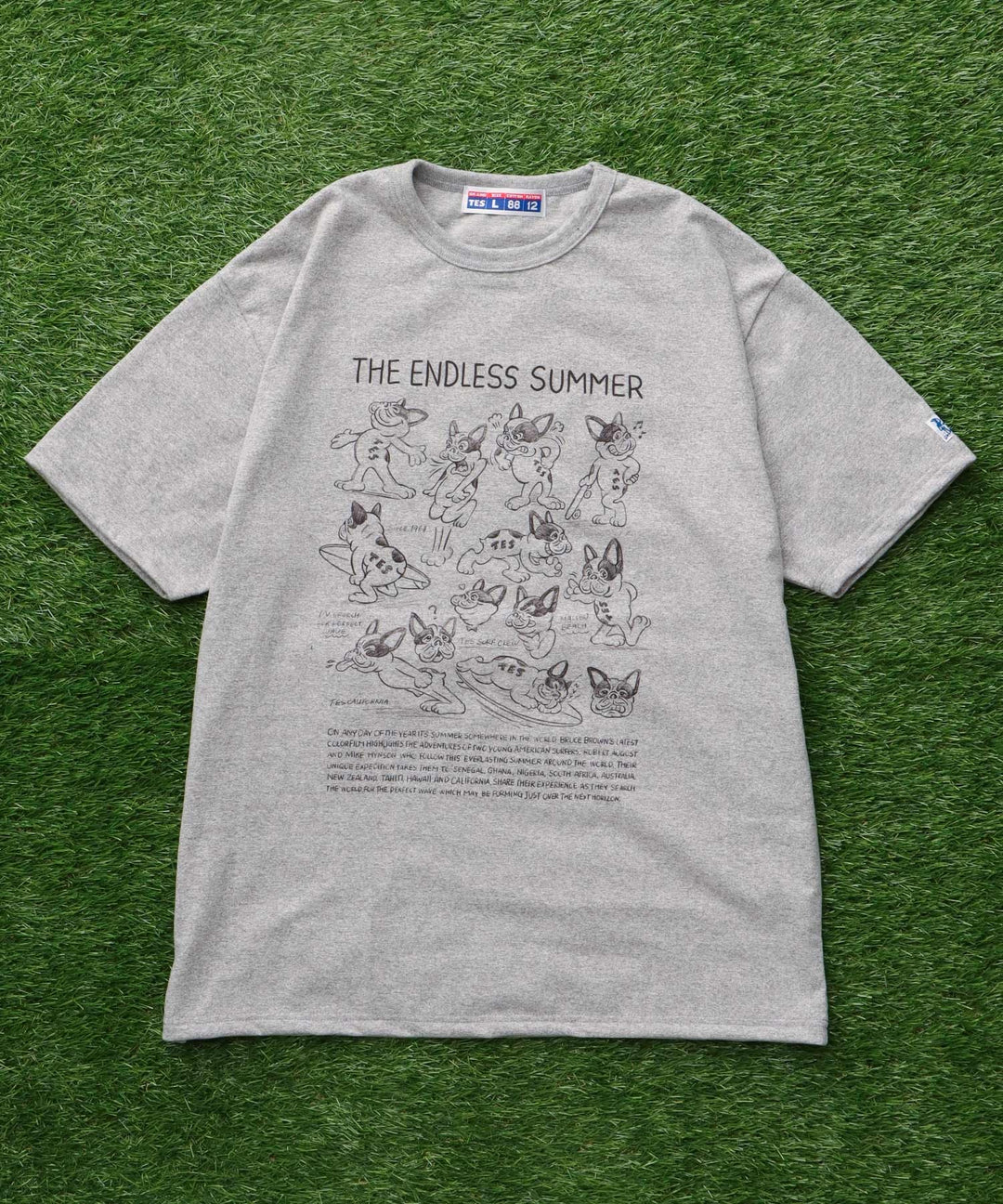 TES 8812 BUHI SKETCH T-SHIRT / Tシャツ – TES | THE ENDLESS SUMMER