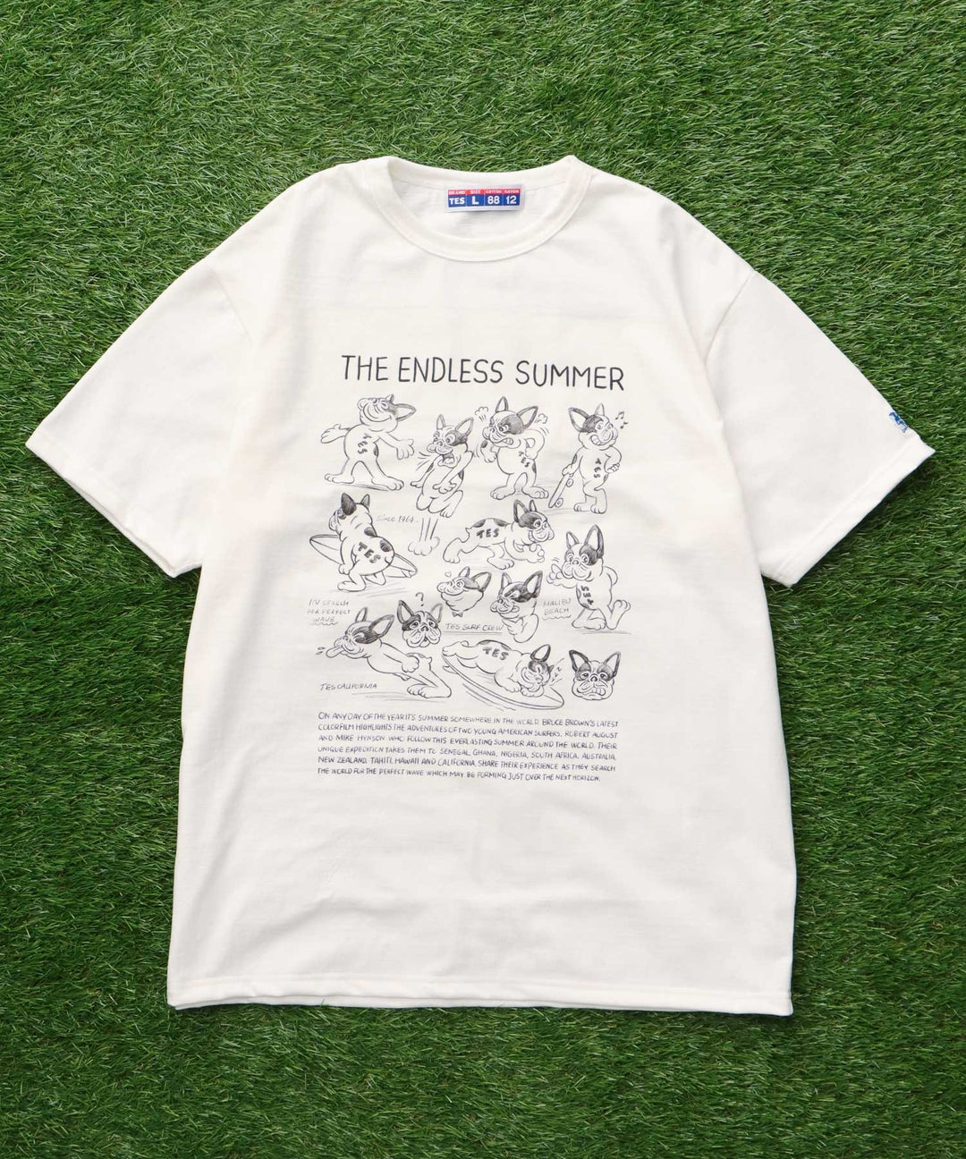 TES 8812 BUHI SKETCH T-SHIRT / Tシャツ – TES | THE ENDLESS SUMMER