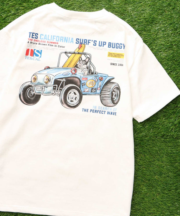 《6月下旬お届け予定》TES SURF'S UP BUGGY T-SHIRT / Tシャツ