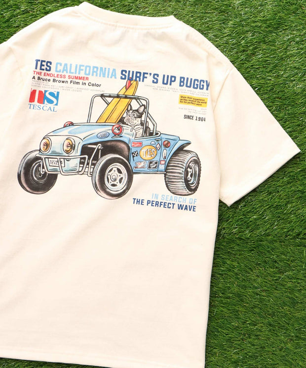 《6月下旬お届け予定》TES SURF'S UP BUGGY T-SHIRT / Tシャツ