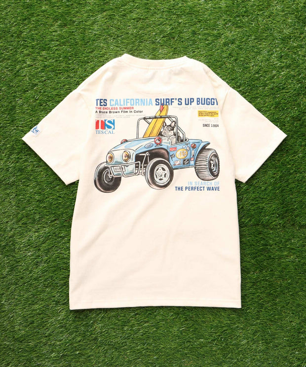 《6月下旬お届け予定》TES SURF'S UP BUGGY T-SHIRT / Tシャツ