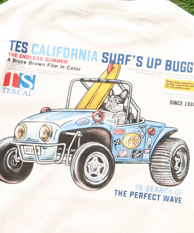 《6月下旬お届け予定》TES SURF'S UP BUGGY T-SHIRT / Tシャツ