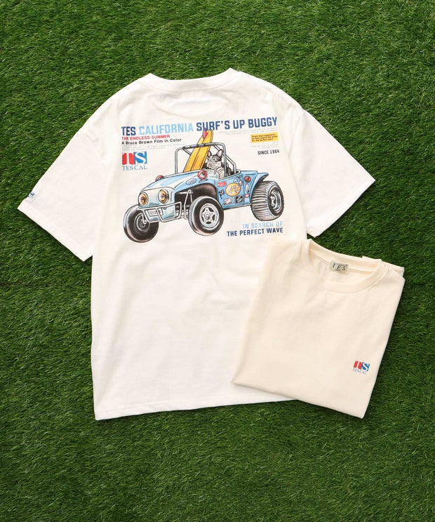 《6月下旬お届け予定》TES SURF'S UP BUGGY T-SHIRT / Tシャツ