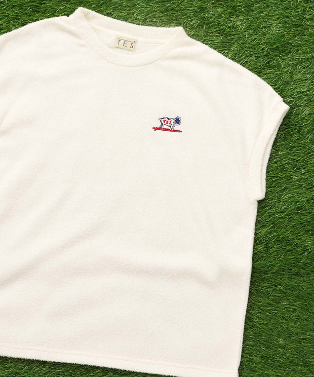 TES COMFORTABLE PILE FRENCH SLEEVE  / Tシャツ