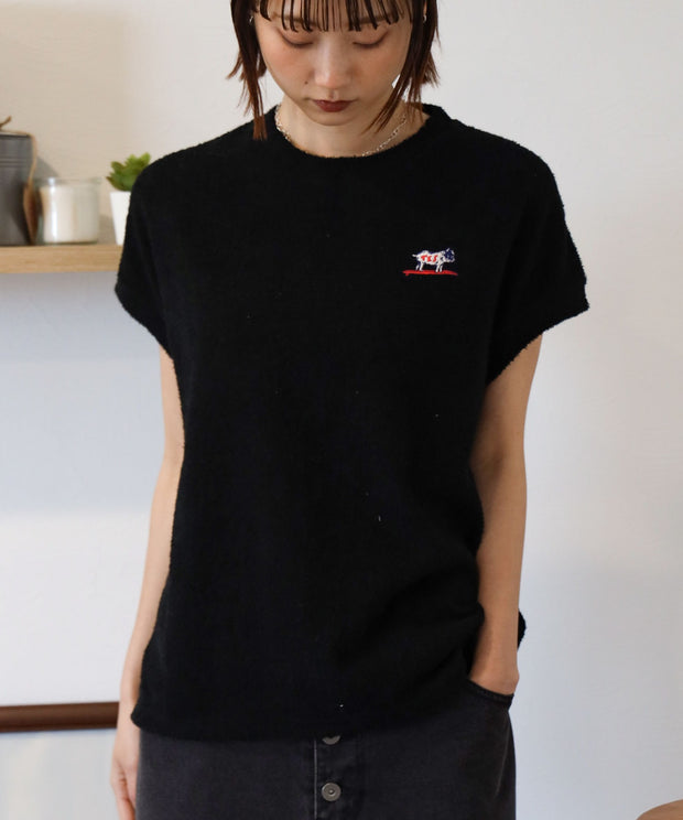 TES COMFORTABLE PILE FRENCH SLEEVE  / Tシャツ