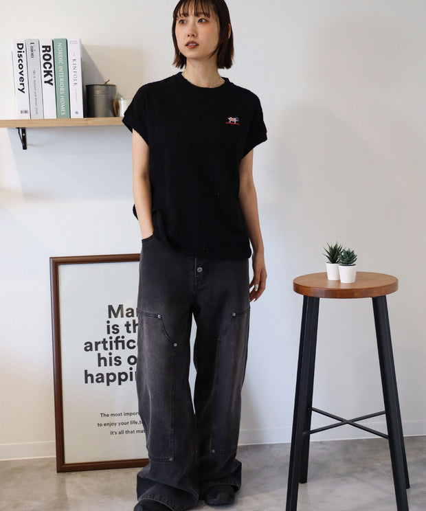 TES COMFORTABLE PILE FRENCH SLEEVE  / Tシャツ