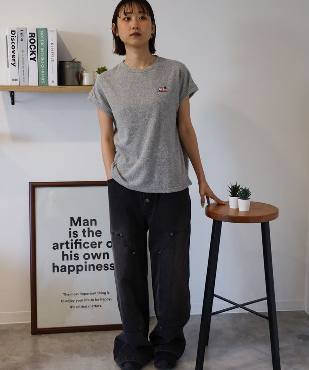 TES COMFORTABLE PILE FRENCH SLEEVE  / Tシャツ