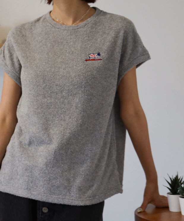 TES COMFORTABLE PILE FRENCH SLEEVE  / Tシャツ