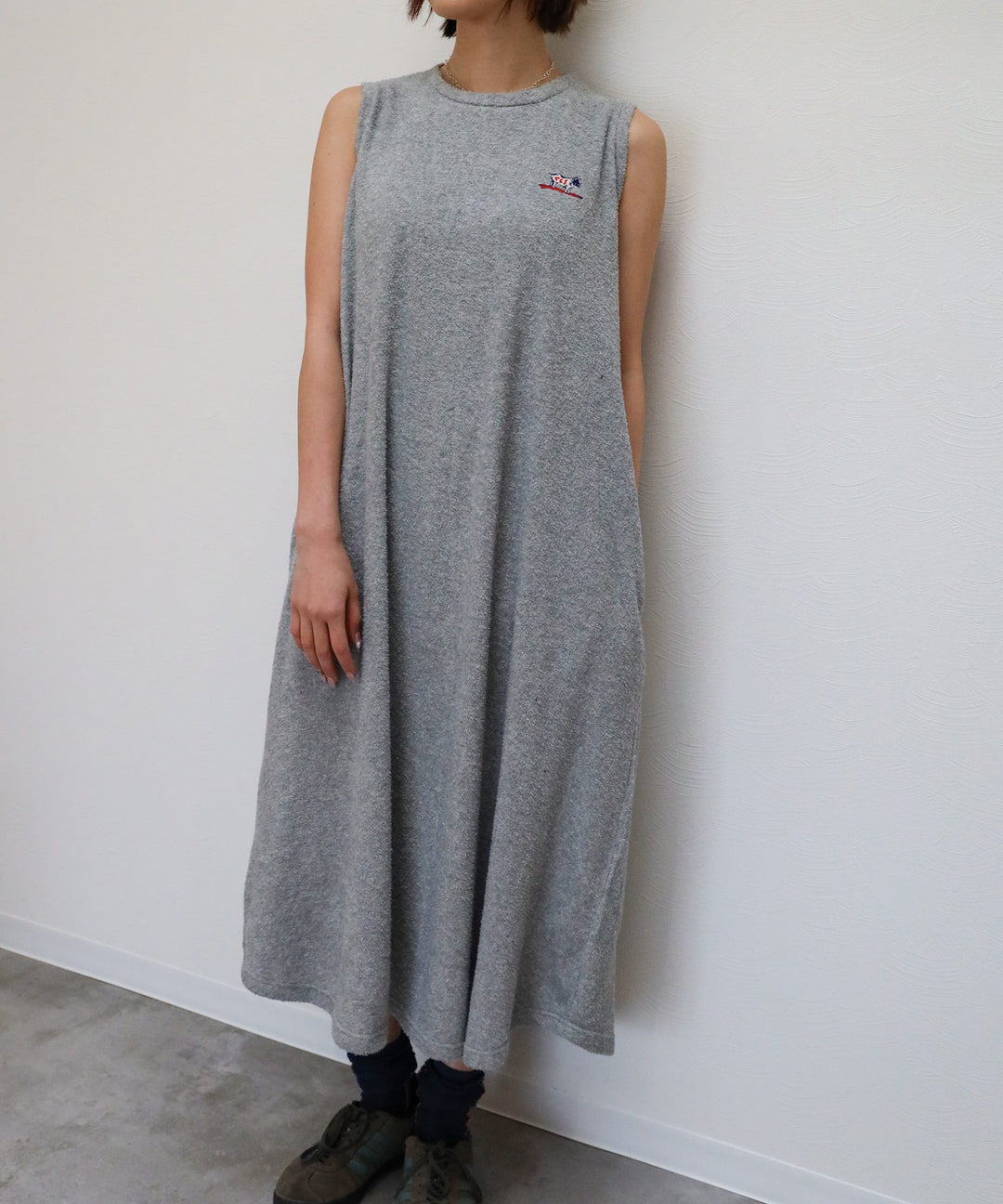 TES COMFORTABLE PILE NOSLEEVE ONE PIECE/ ワンピース – TES | THE