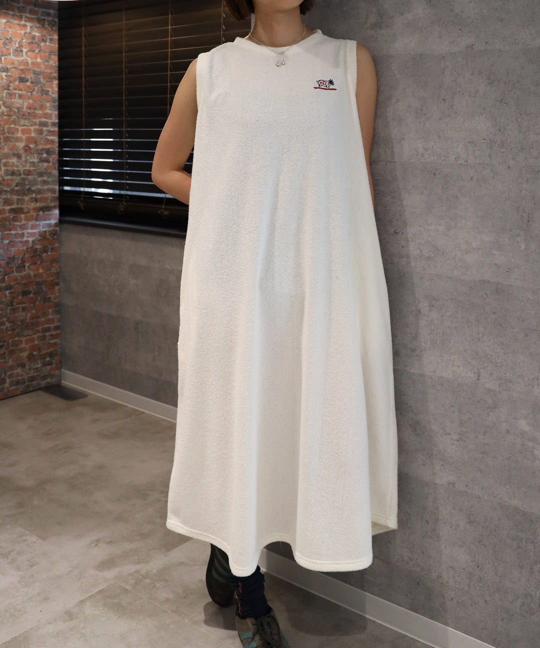 TES COMFORTABLE PILE NOSLEEVE ONE PIECE/ ワンピース – TES | THE